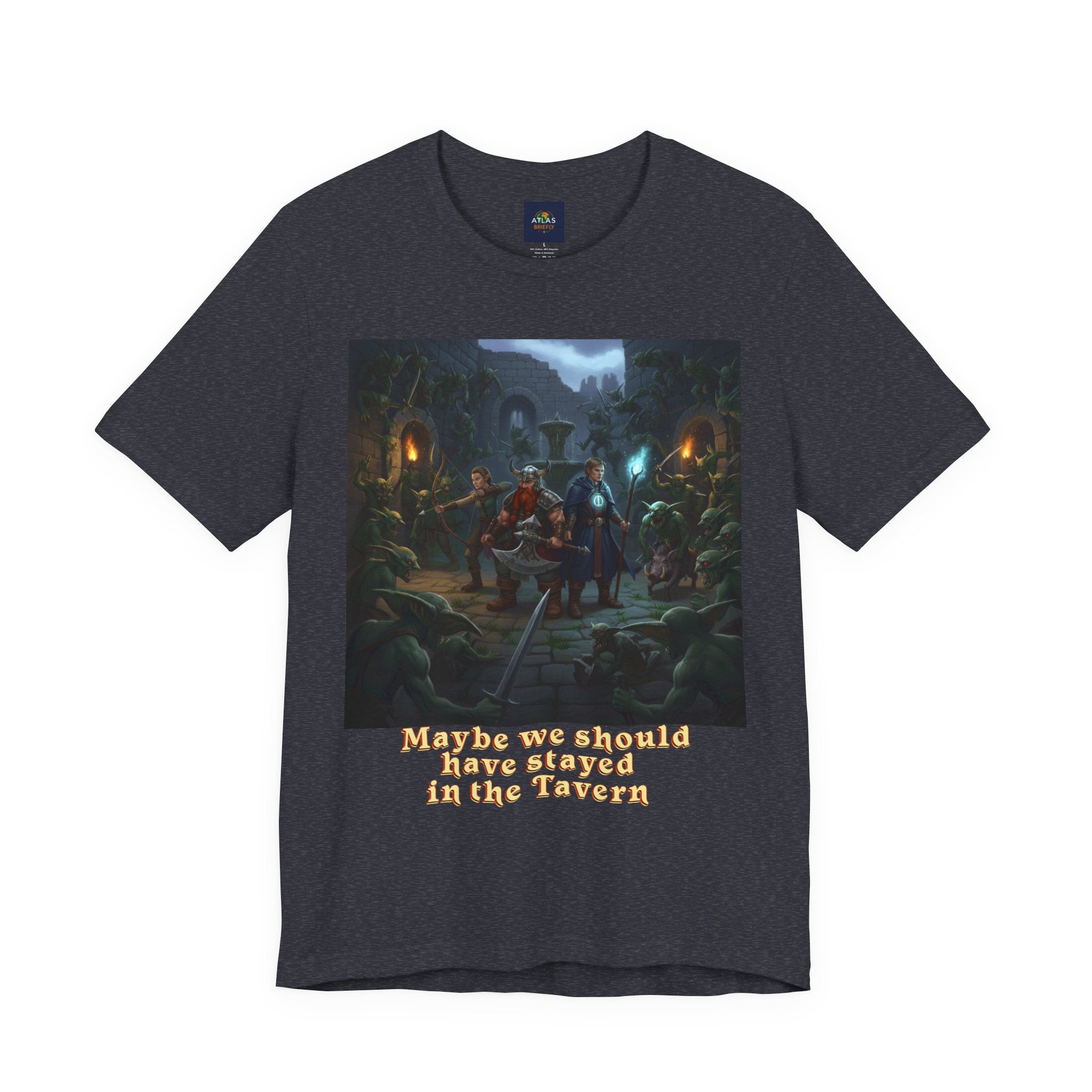 Goblin Ambush T-Shirt - Unleash Your Inner Fantasy Adventure - Atlas Briefly