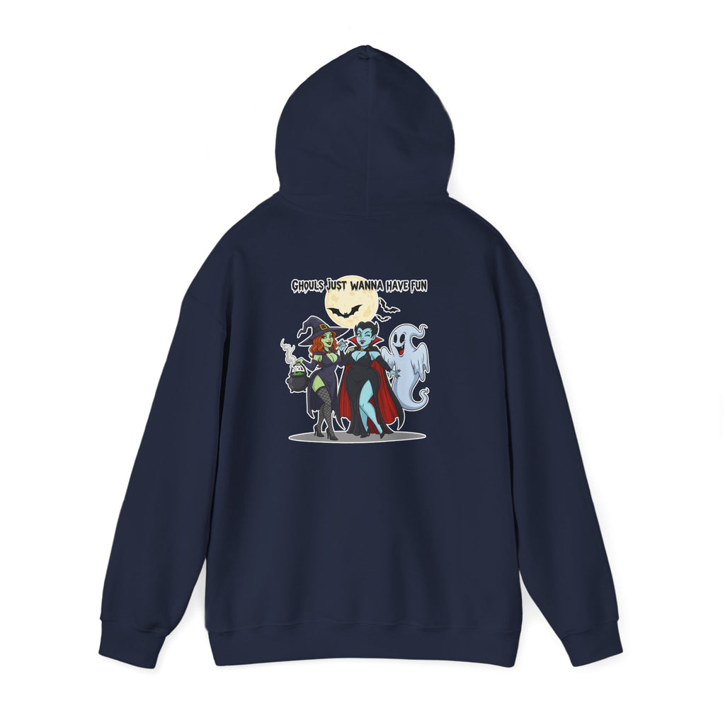 Ghouls Just Wanna Have Fun Halloween Hoodie - Witch Vampire Ghost Sweatshirt | Spooky Squad Apparel - Atlas Briefly