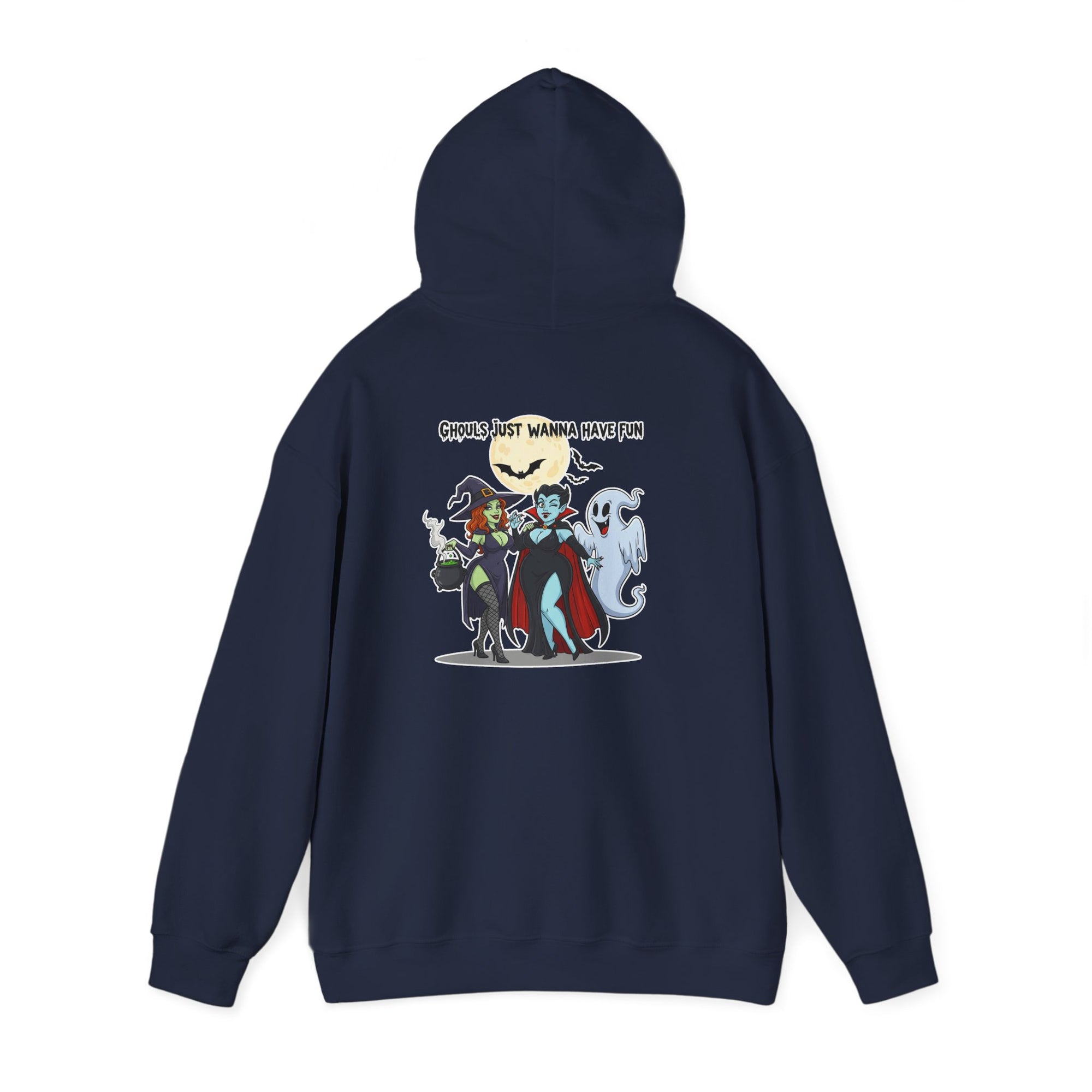 Ghouls Just Wanna Have Fun Halloween Hoodie - Witch Vampire Ghost Sweatshirt | Spooky Squad Apparel - Atlas Briefly