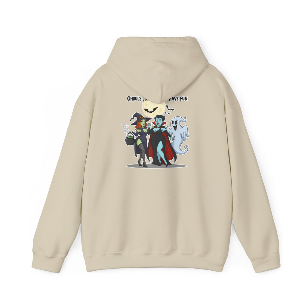 Ghouls Just Wanna Have Fun Halloween Hoodie - Witch Vampire Ghost Sweatshirt | Spooky Squad Apparel - Atlas Briefly