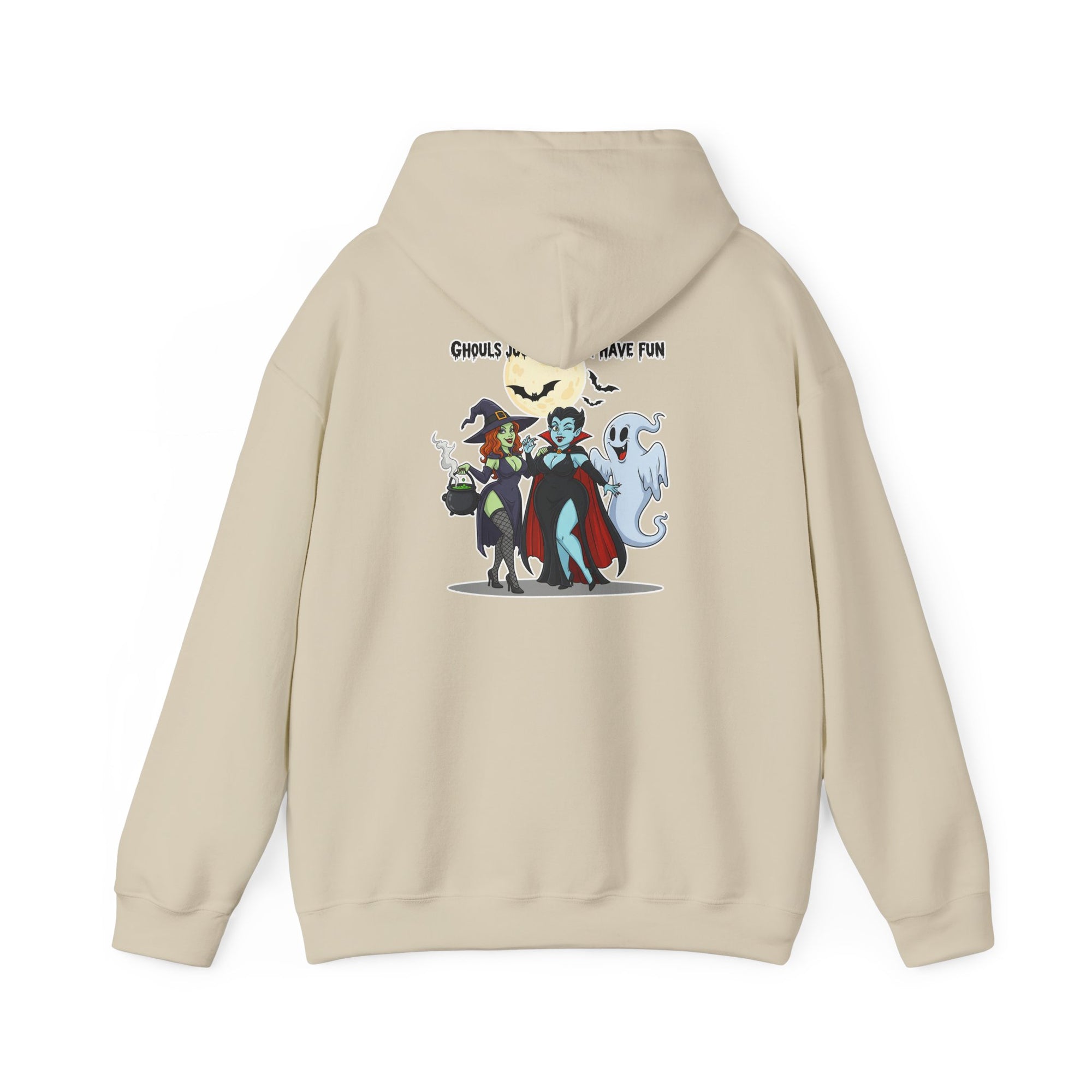 Ghouls Just Wanna Have Fun Halloween Hoodie - Witch Vampire Ghost Sweatshirt | Spooky Squad Apparel - Atlas Briefly