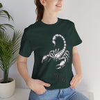 Scorpio Zodiac Tee - Unisex Minimalist Black and White Design