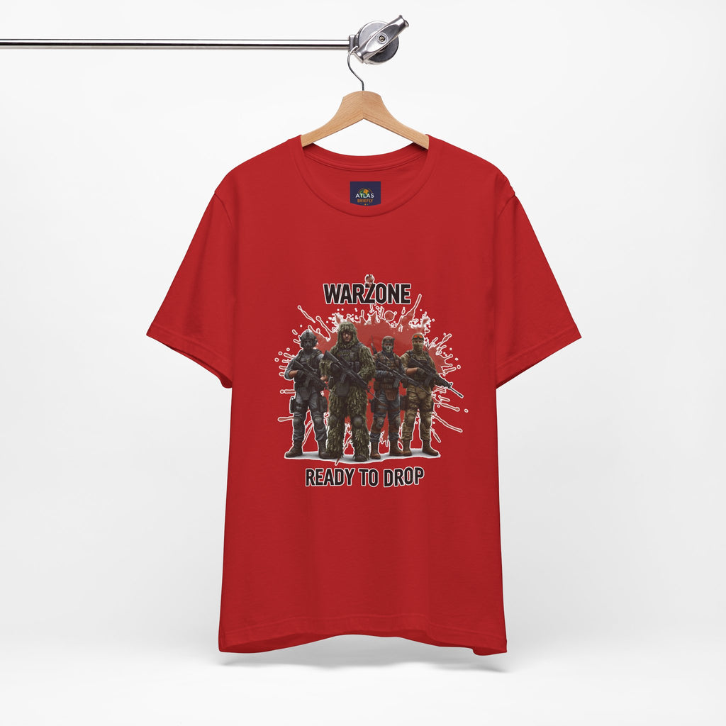 Warzone Drop T-shirt for Squad's Fashion Sense and Diverse K/D Ratio