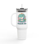 NamasTe-Rex Meditating Dinosaur Insulated Travel Mug | 40oz - Atlas Briefly