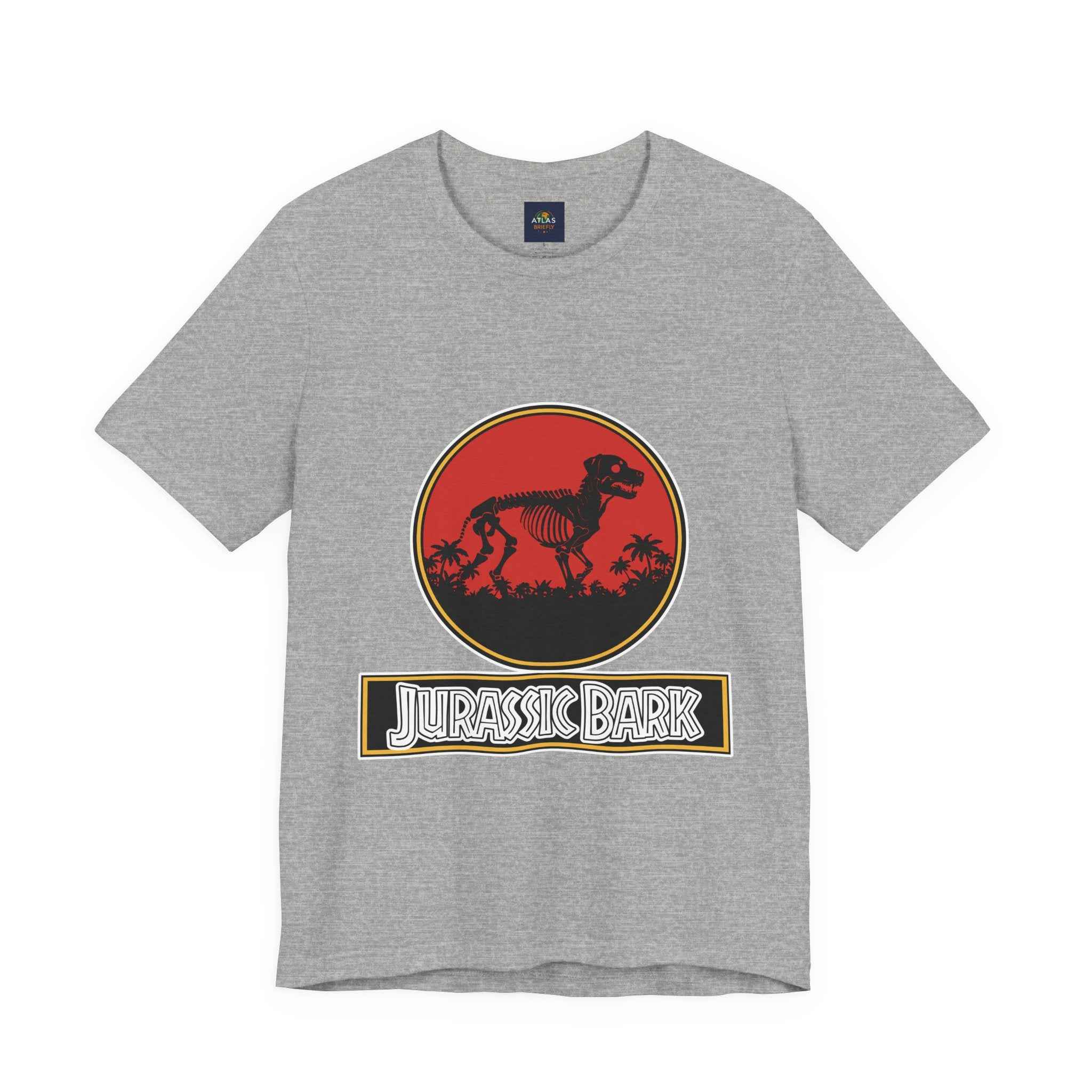 Rottweiler Dog T-Shirt - Jurassic Bark Design for Dog Lovers - Atlas Briefly