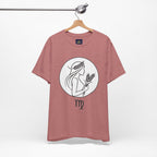 Virgo Zodiac Tee - Minimalist Black and White Unisex T-Shirt