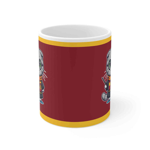 Cat Mug - Harry Potter Gryffinclaw Wizard Kitty Gift