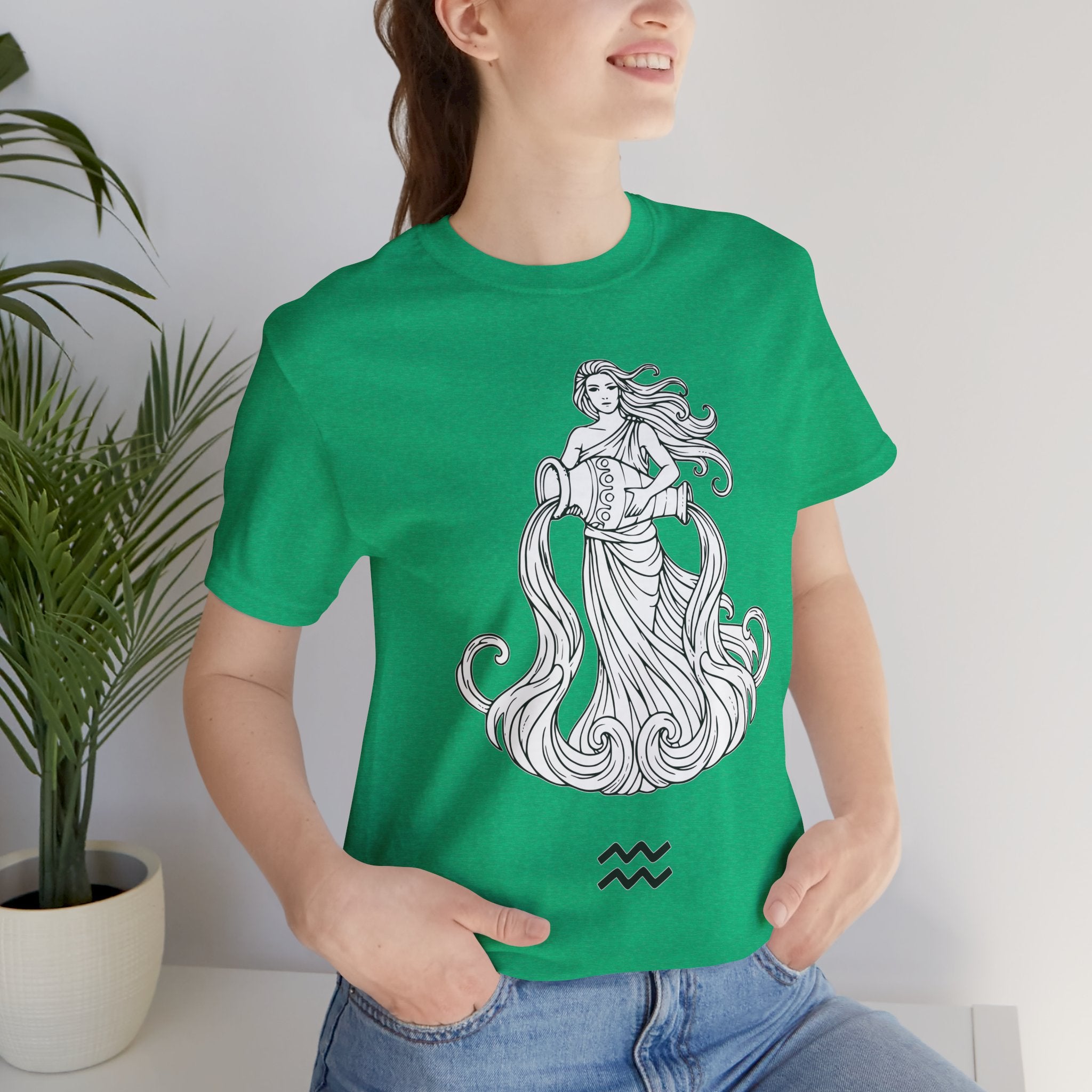 Aquarius Zodiac Tee - Unisex Astrology T-Shirt for Trendy Style