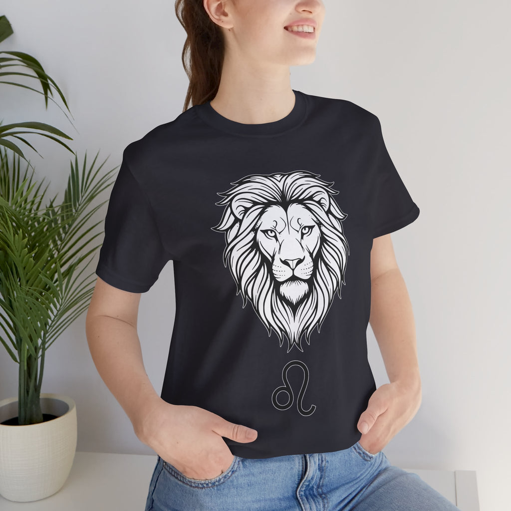 Leo Zodiac T-shirt- Black & White Leo unisex Shirt