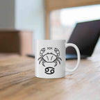 Zodiac Mug - Cancer Minimalist Design Gift