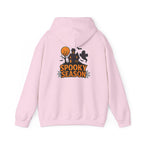 Spooky Season Halloween Hoodie - Haunted House Ghost Bat Design | Cozy Halloween Sweatshirt - Atlas Briefly