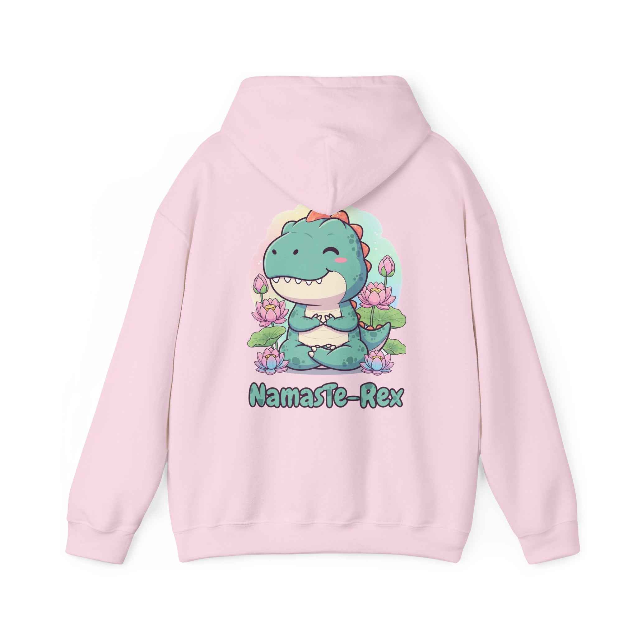 NamasTe-Rex Hoodie - Fun Yoga Dinosaur Sweatshirt for Comfort and Style - Atlas Briefly