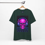 Neon Skull Synthwave Tee - Atlas Briefly