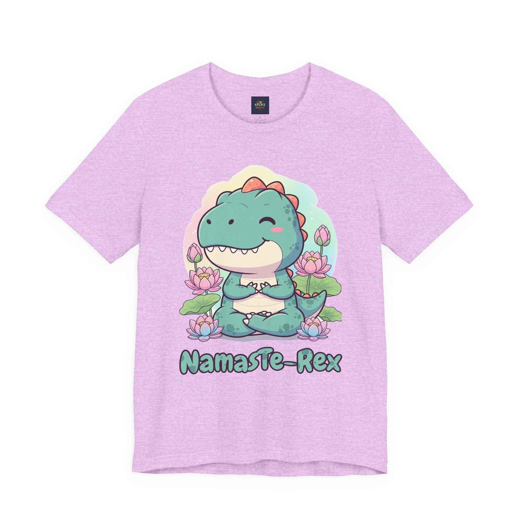 NamasTe-Rex T-Shirt - Yoga Dinosaur Tee - Atlas Briefly