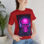Neon Skull Synthwave Tee - Atlas Briefly