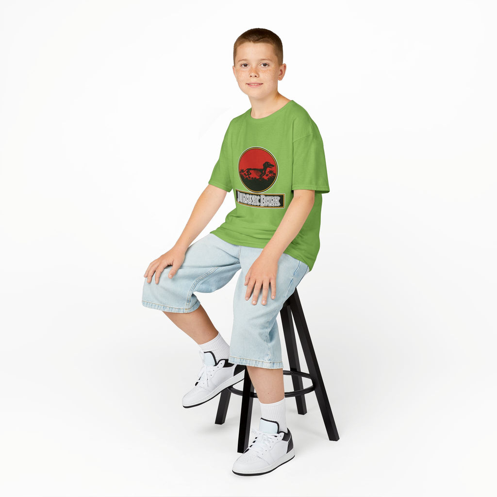 Kids Dachshund T-Shirt - Jurassic Bark Wiener Dog Tee