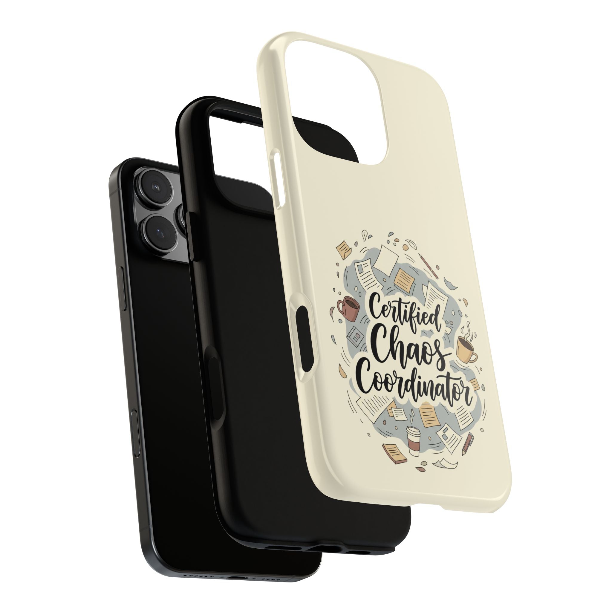Certified Chaos Coordinator Phone Case - Funny Mom Teacher Mobile Cover | Organized Chaos Gift - Atlas Briefly