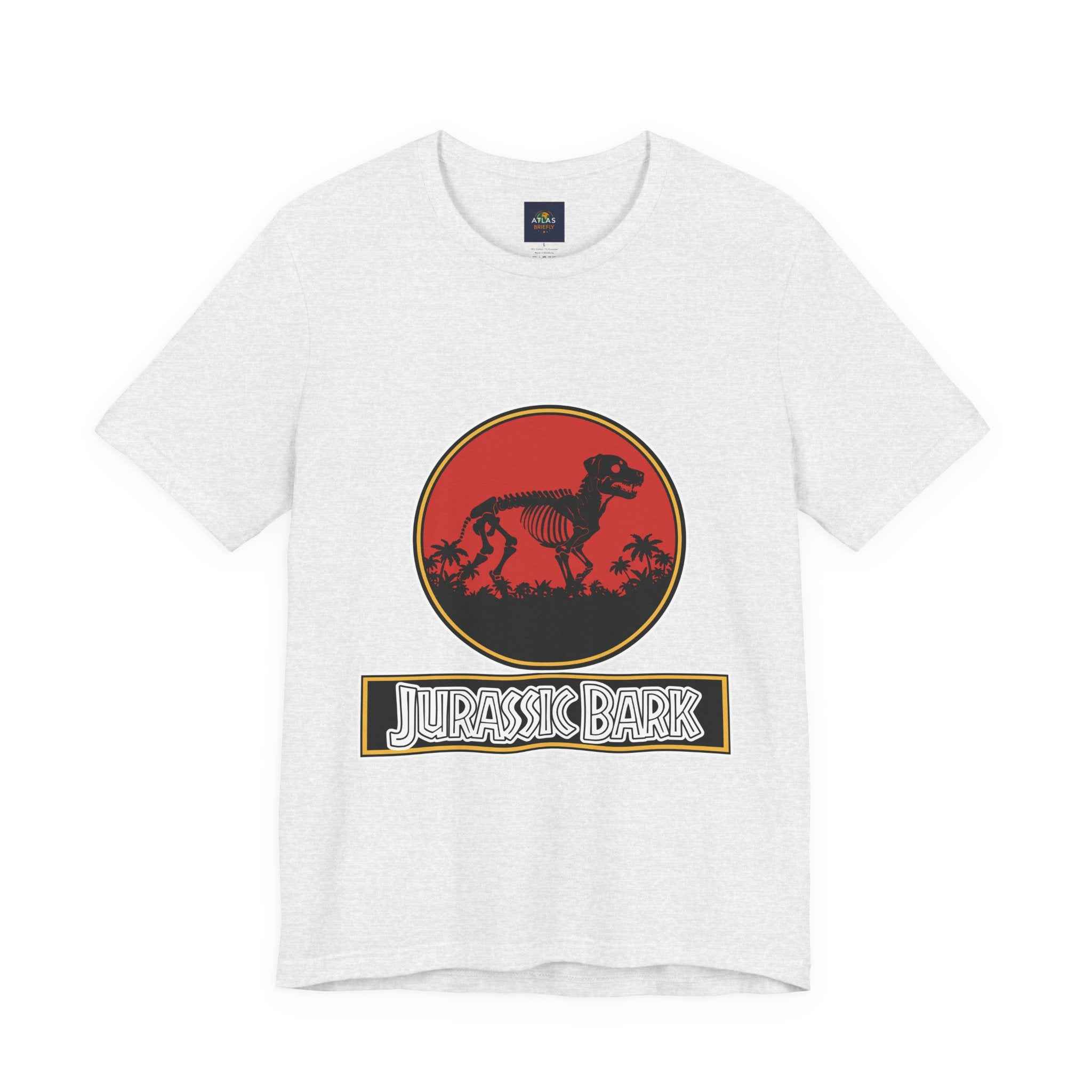 Rottweiler Dog T-Shirt - Jurassic Bark Design for Dog Lovers - Atlas Briefly
