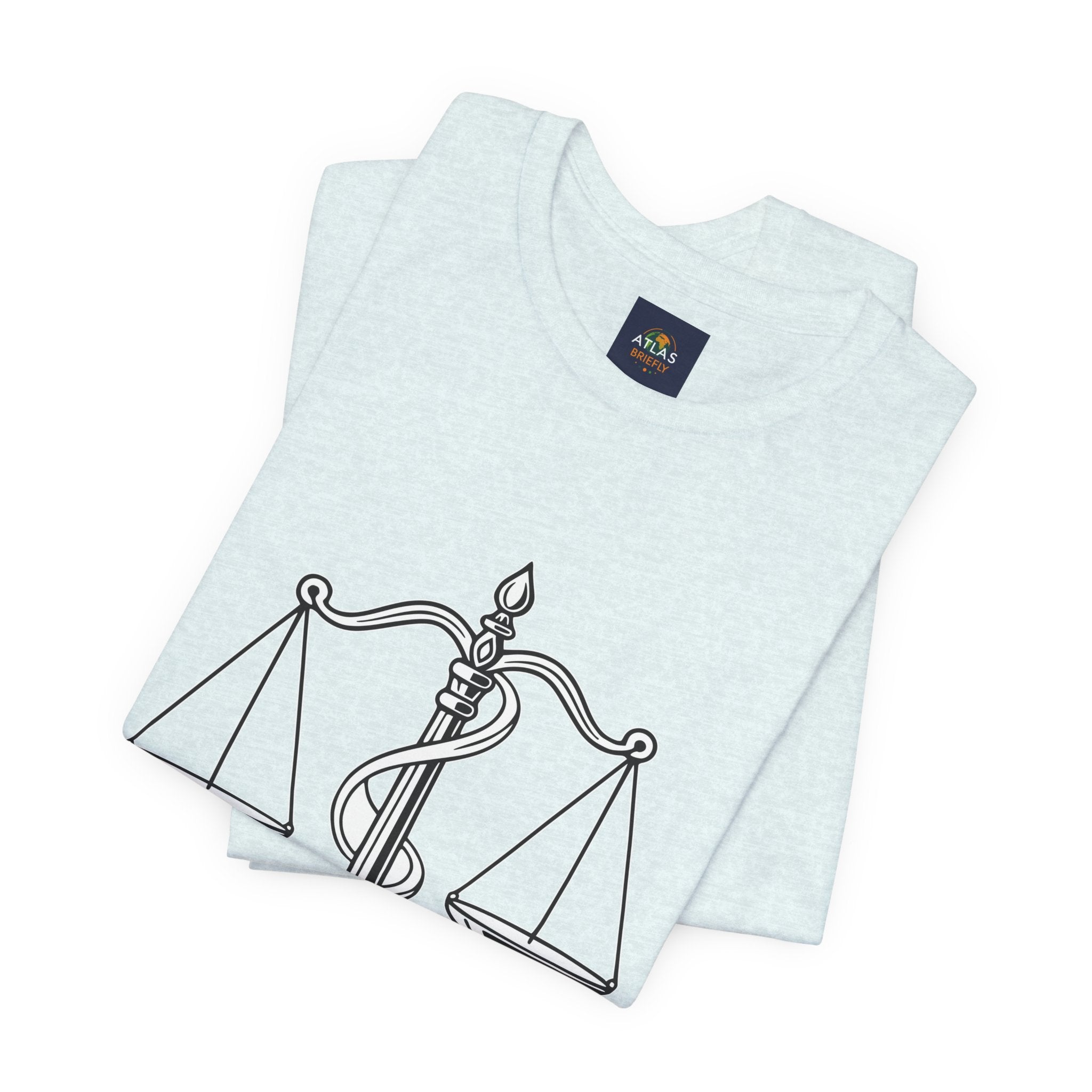 Libra Zodiac Tee - Stylish Unisex Minimalist Black and White Design