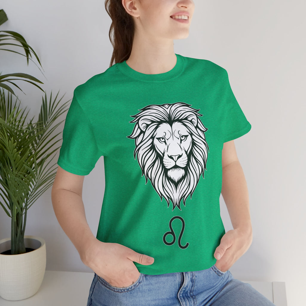 Leo Zodiac T-shirt- Black & White Leo unisex Shirt