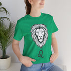 Leo Zodiac T-shirt- Black & White Leo unisex Shirt