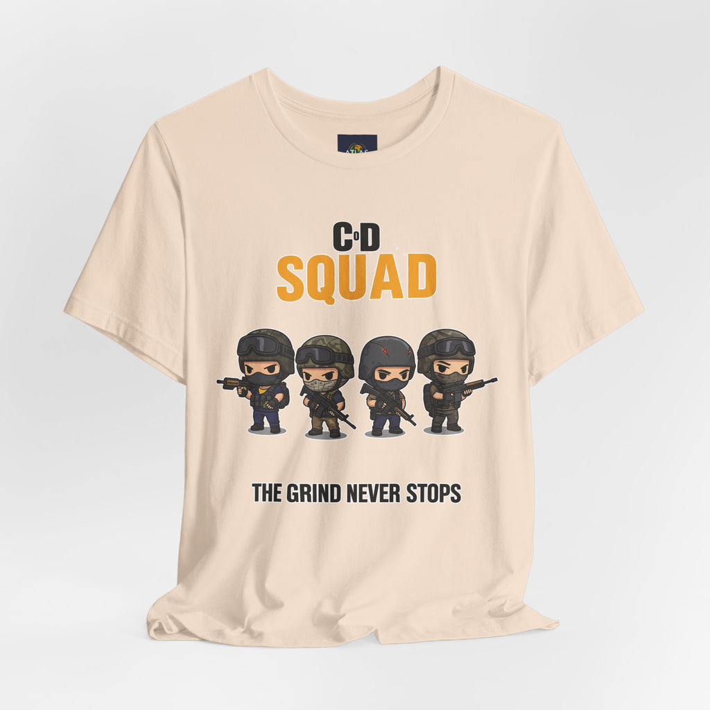 CoD Squad Tee for Gamers: The Grind Never Stops