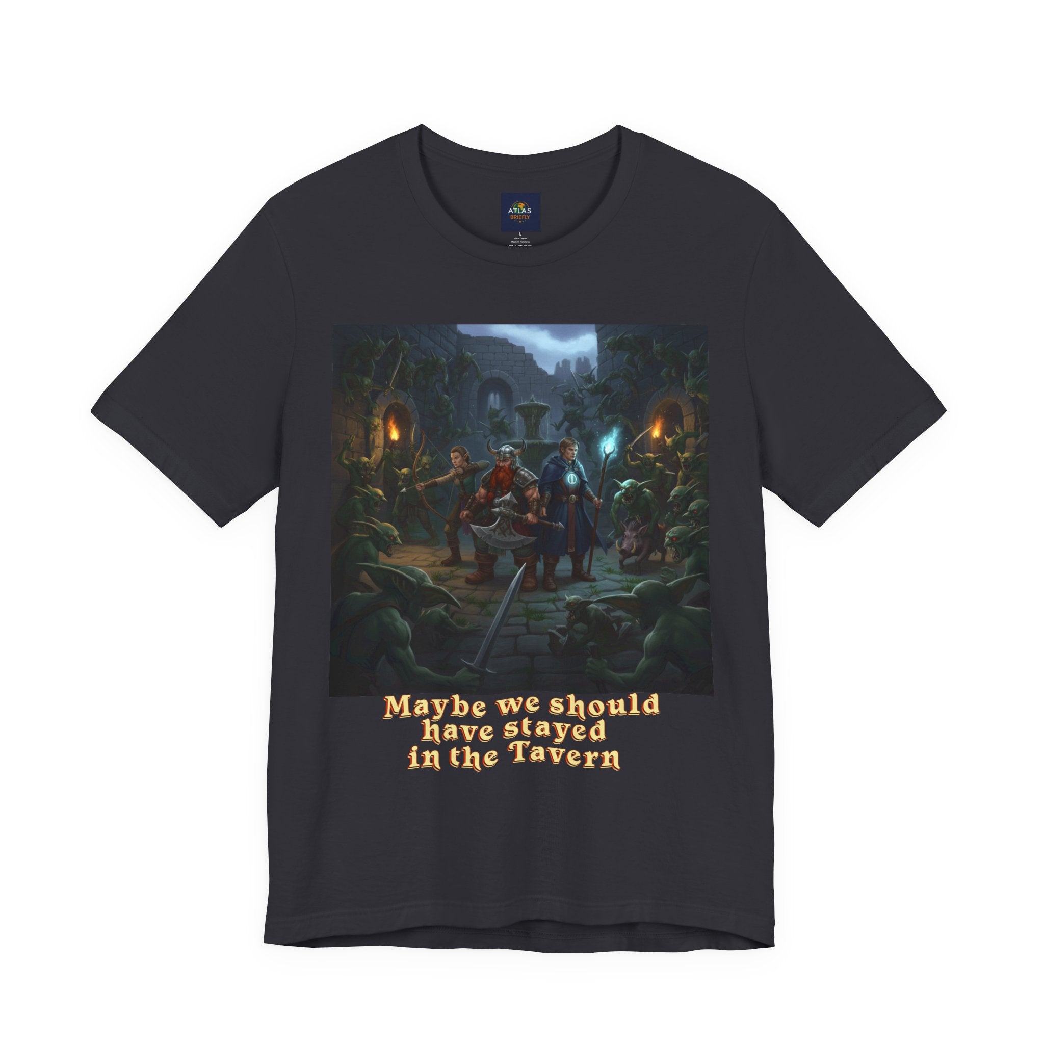 Goblin Ambush T-Shirt - Unleash Your Inner Fantasy Adventure - Atlas Briefly