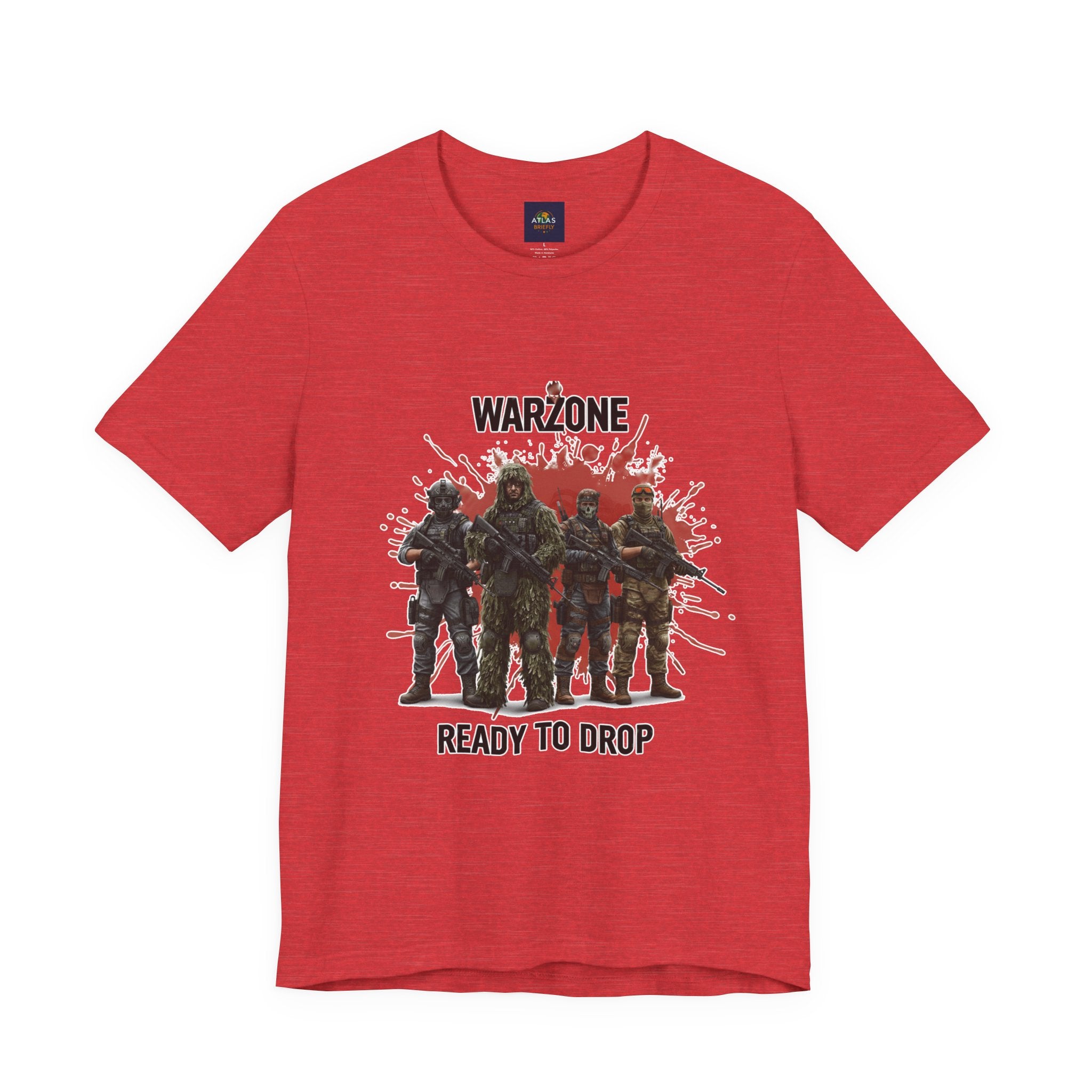 Warzone Drop T-shirt for Squad's Fashion Sense and Diverse K/D Ratio - Atlas Briefly