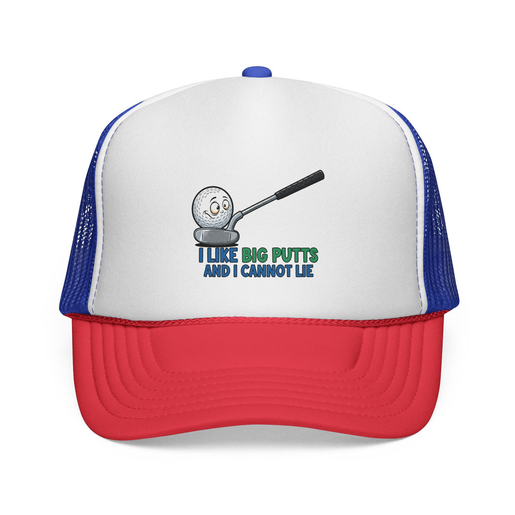 I Like Big Putts Golf Trucker Cap - Funny Golf Hat | Hilarious Golfer Gift - Atlas Briefly
