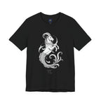 Capricorn Zodiac Tee - Unisex Minimalist Horoscope Shirt in Black and White