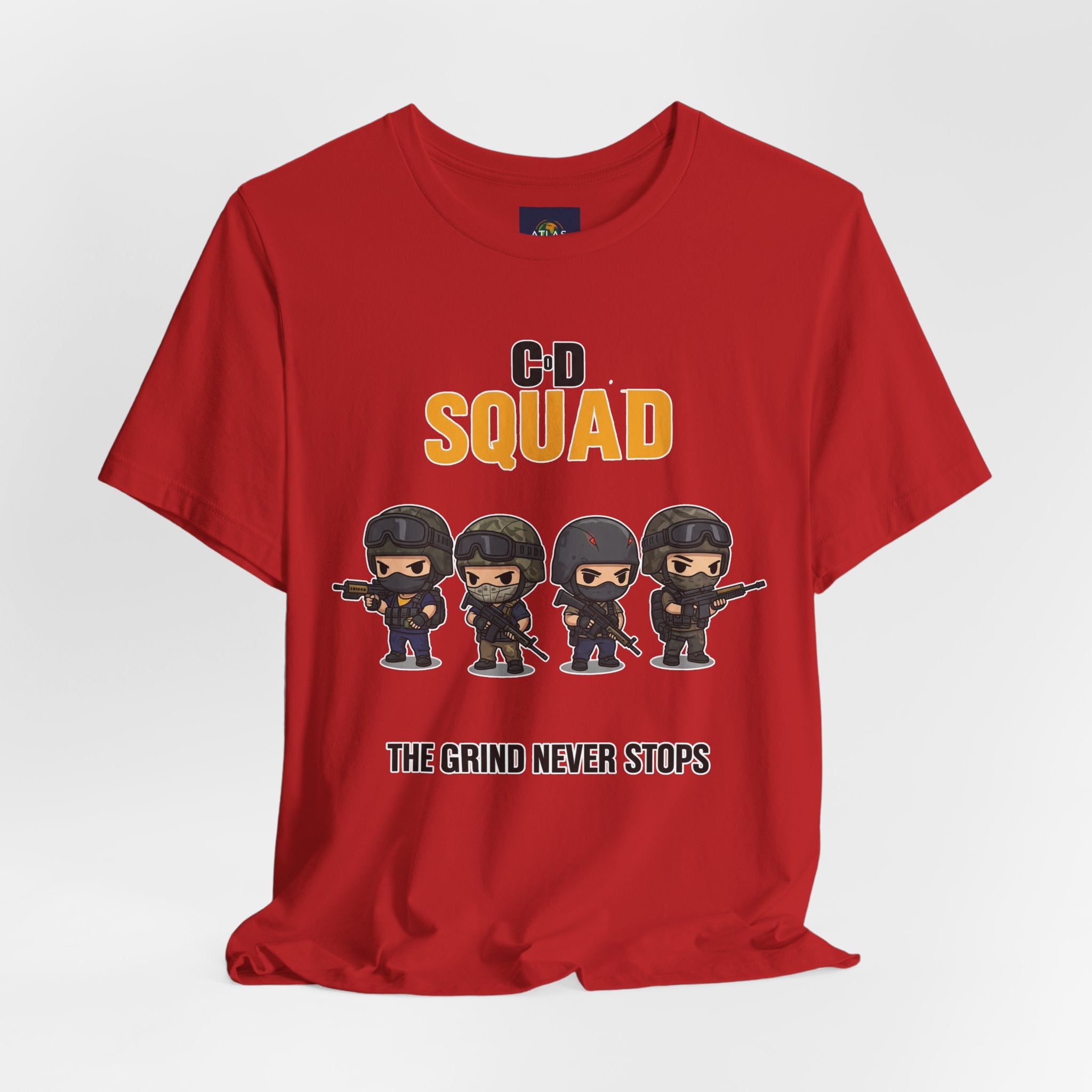 CoD Squad Tee for Gamers: The Grind Never Stops