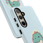 NamasTe-Rex Meditating Dinosaur Phone Case - Funny Yoga T-Rex Mobile Cover | Zen Tech Gift - Atlas Briefly