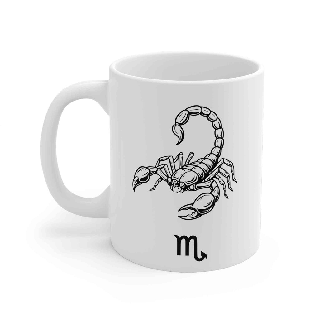 Mug Scorpio Zodiac Minimalist Design 11oz Horoscope - Stylish Scorpio Zodiac Mug