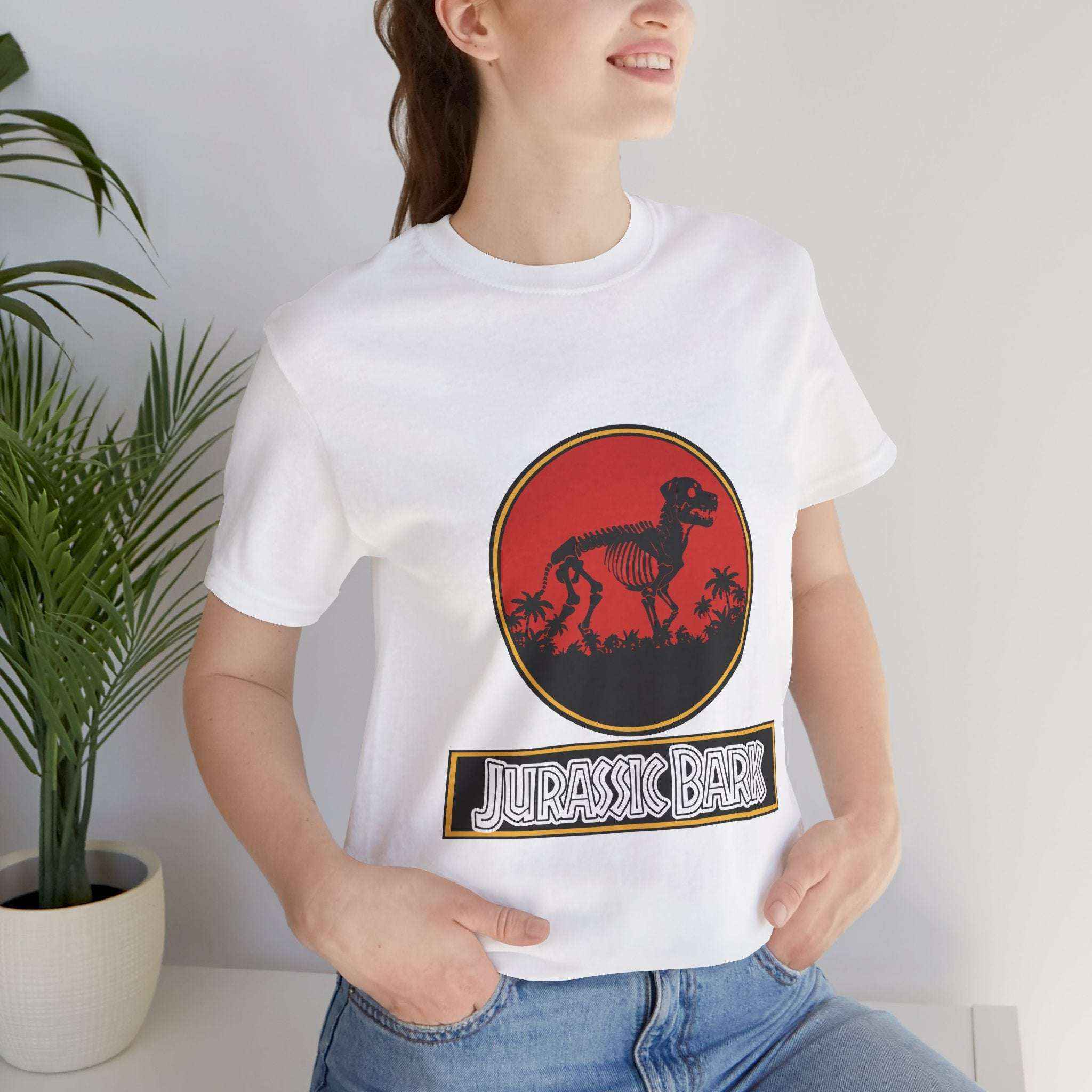 Rottweiler Dog T-Shirt - Jurassic Bark Design for Dog Lovers - Atlas Briefly