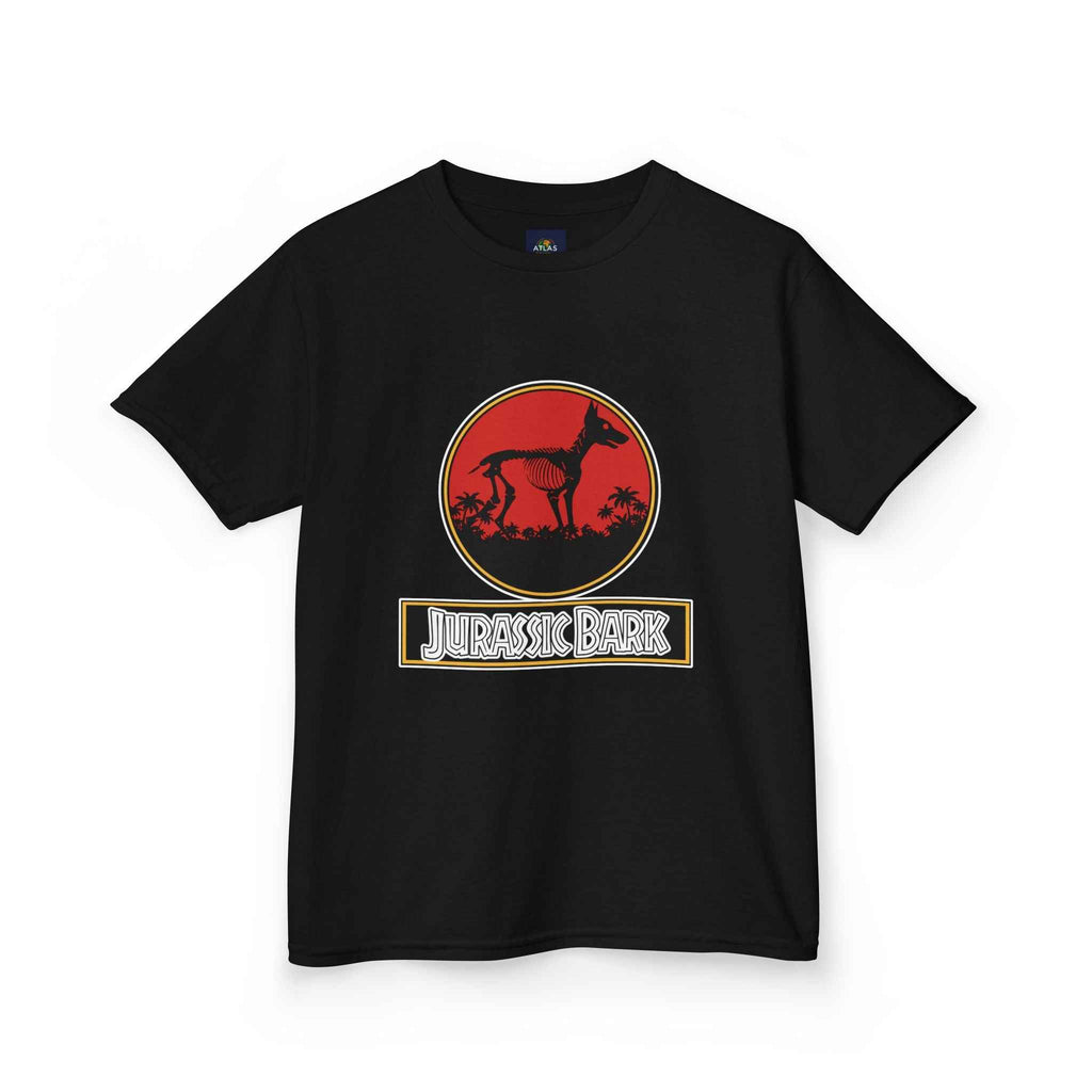 Kids Doberman Jurassic Bark T-Shirt | Fun Dog Tee for Kids - Atlas Briefly