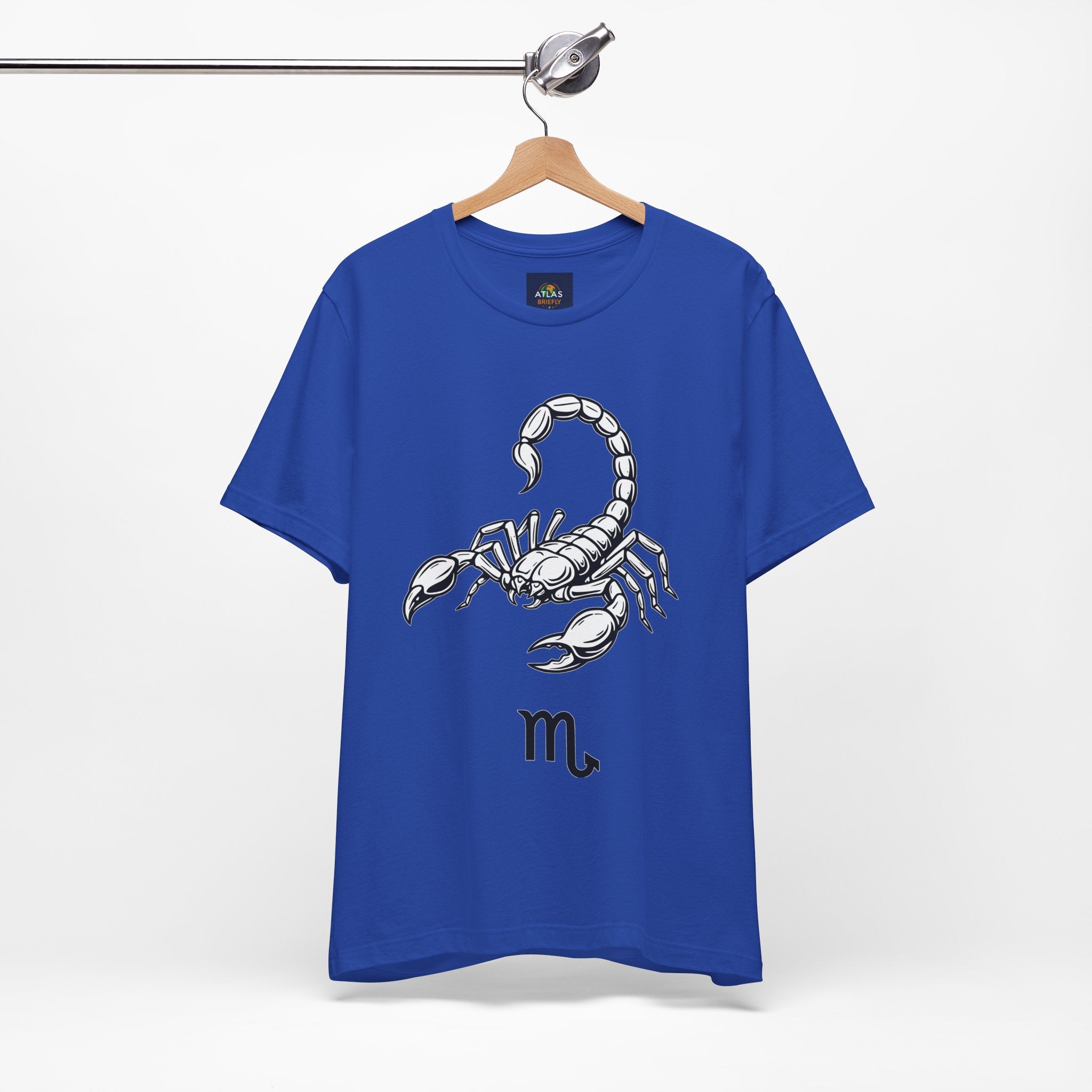 Scorpio Zodiac Tee - Unisex Minimalist Black and White Design