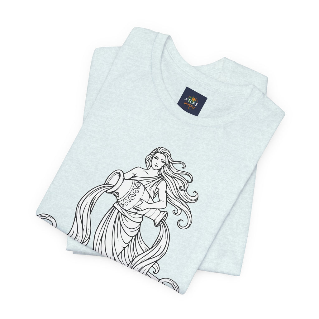 Aquarius Zodiac Tee - Unisex Astrology T-Shirt for Trendy Style