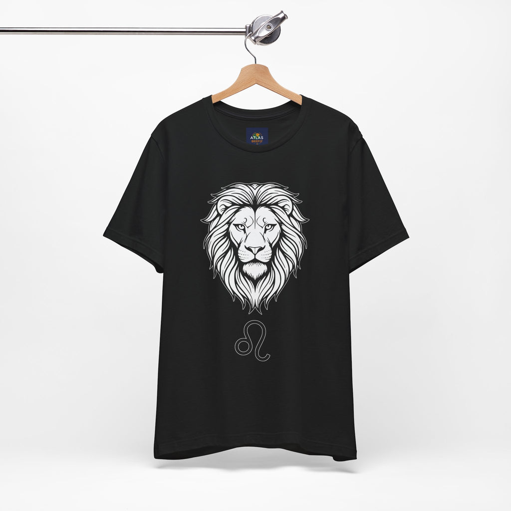 Leo Zodiac T-shirt- Black & White Leo unisex Shirt