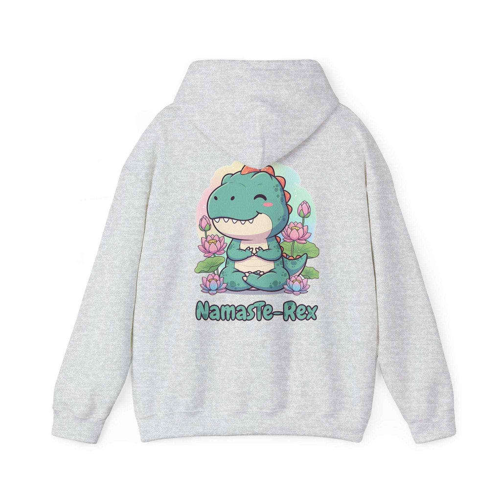 NamasTe-Rex Hoodie - Fun Yoga Dinosaur Sweatshirt for Comfort and Style - Atlas Briefly