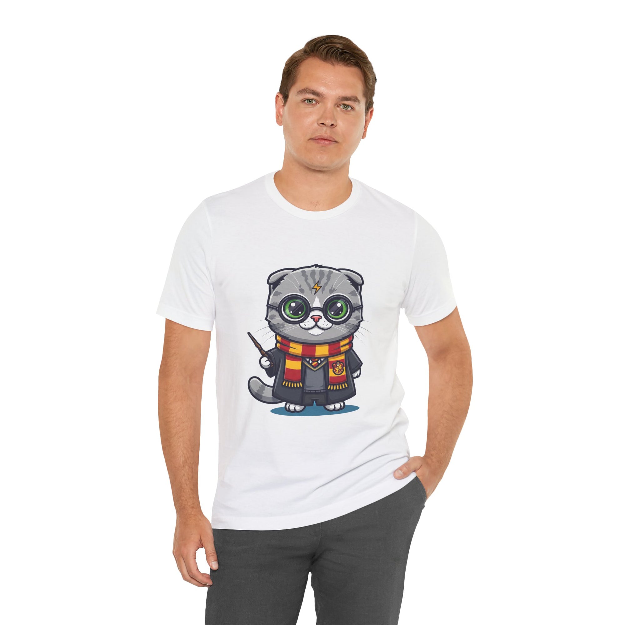 Griffinclaw Harry Potter T-Shirt - Funny Wizarding World Tee | Cute Potter Cat Gift - Atlas Briefly