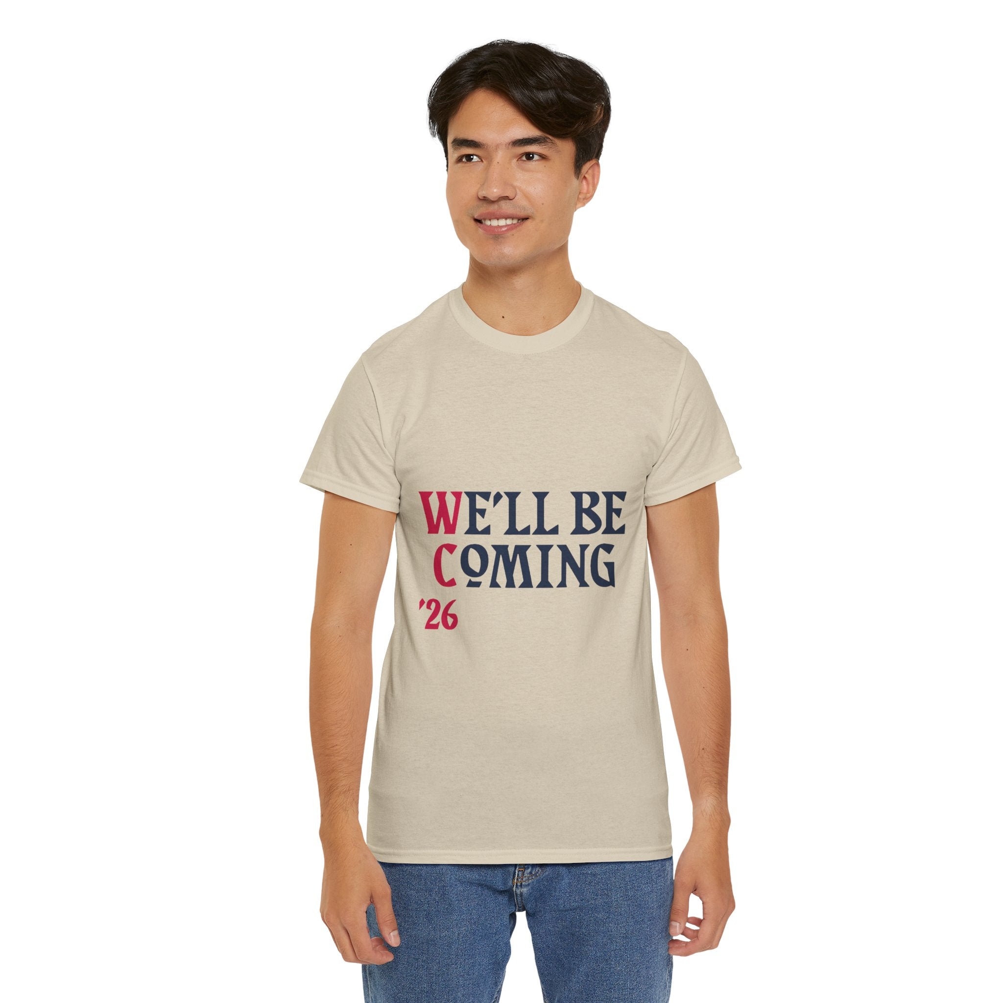 "We'll Be Coming '26" Scotland World Cup T-Shirt | Premium Tartan Army Fan Gear