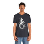 Capricorn Zodiac Tee - Unisex Minimalist Horoscope Shirt in Black and White