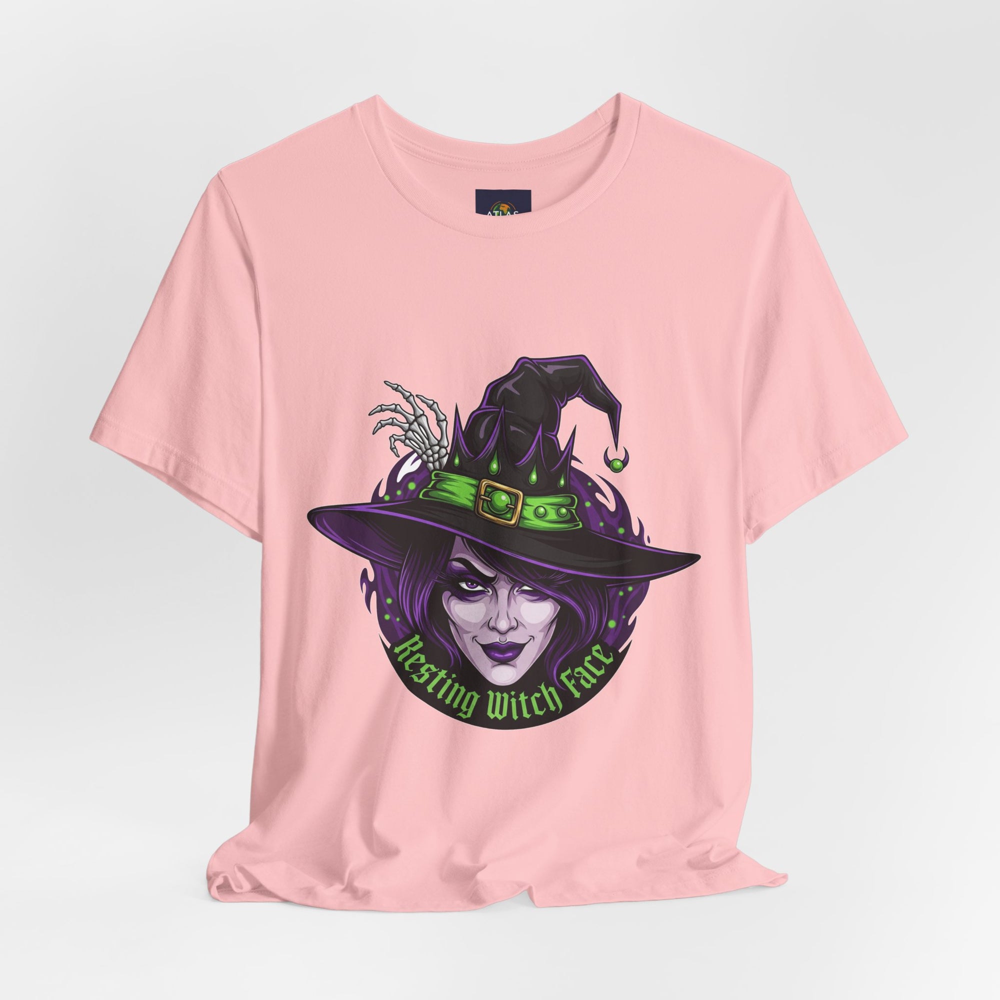 Resting Witch Face Halloween T-Shirt - Funny Witch Tee for Women & Men | Halloween Graphic Shirt - Atlas Briefly