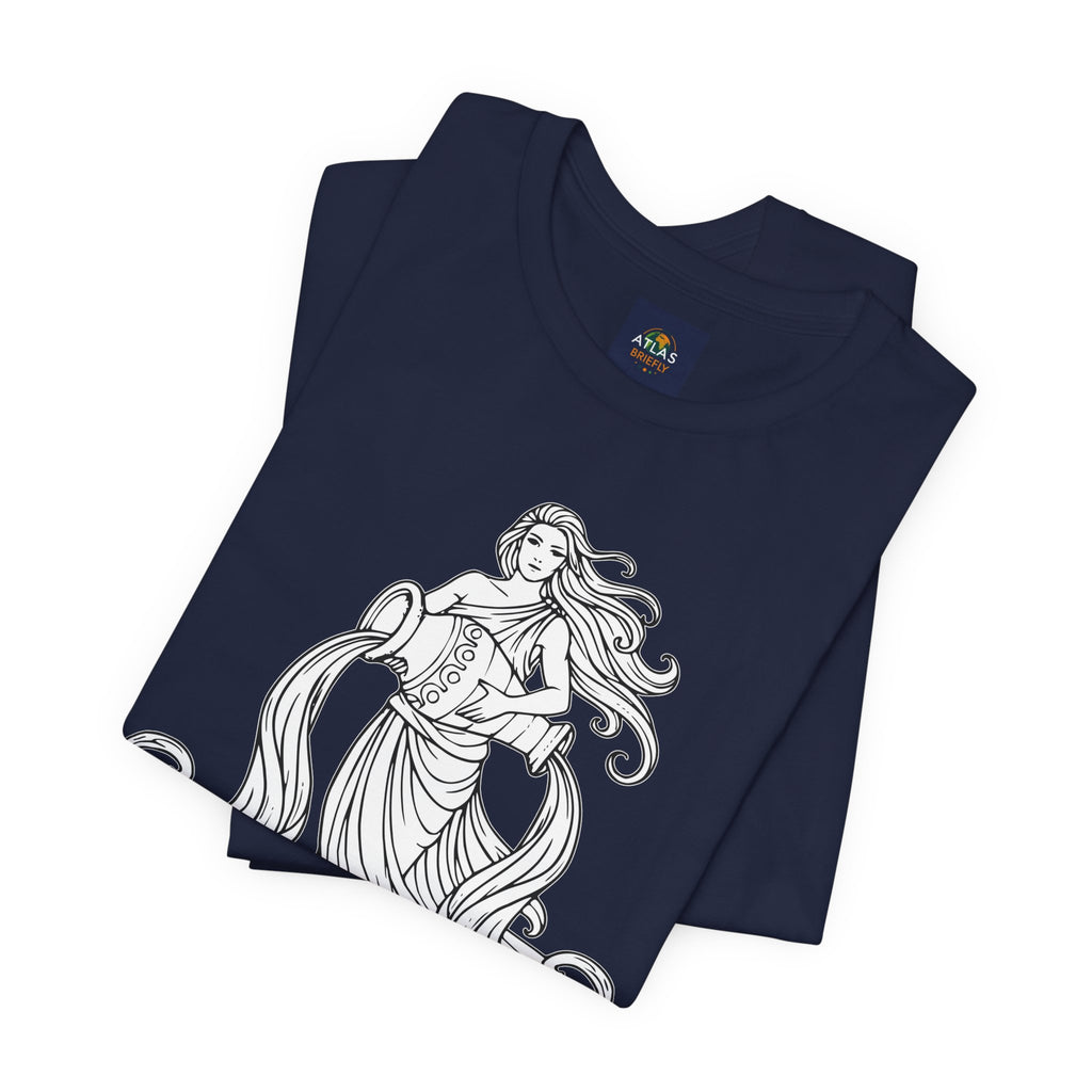 Aquarius Zodiac Tee - Unisex Astrology T-Shirt for Trendy Style