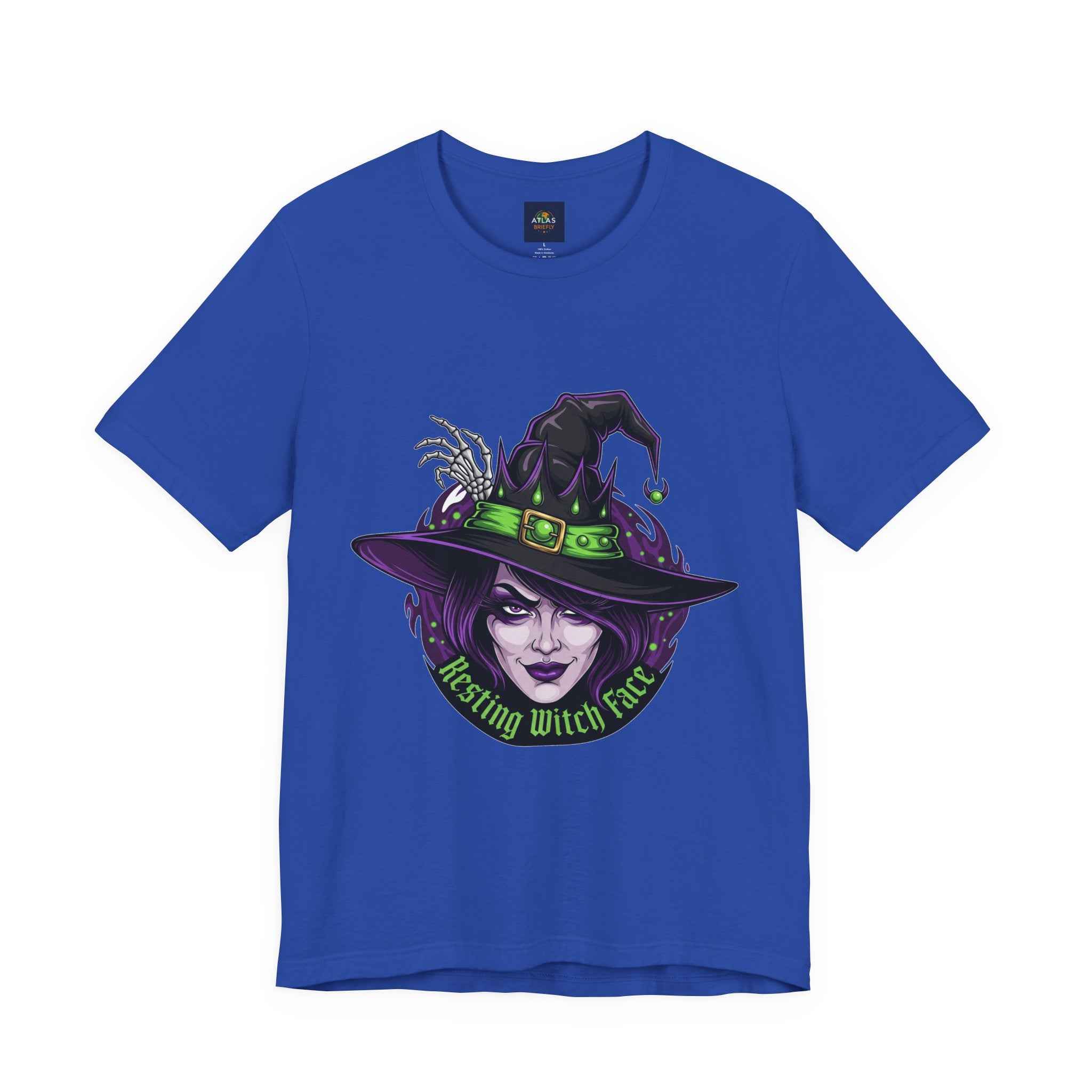 Resting Witch Face T-Shirt - Funny Halloween Witch Tee - Atlas Briefly