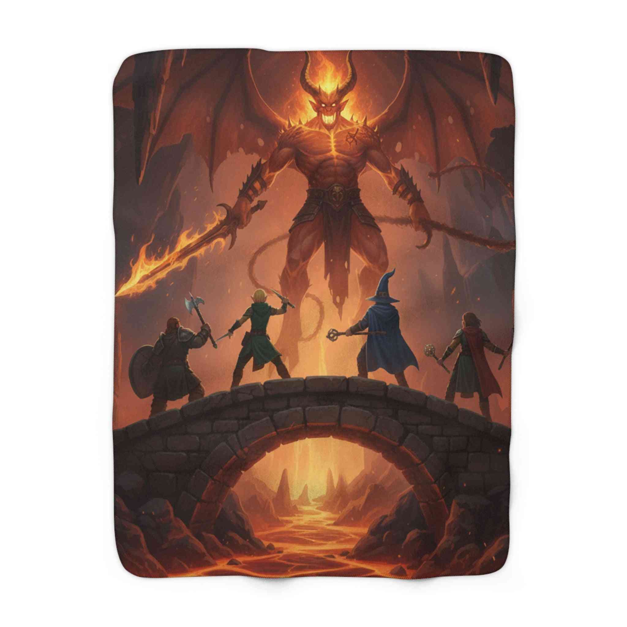 maybe we'll all roll 20s... - Sherpa Fleece Blanket