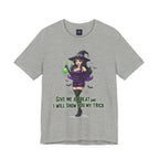 Sexy Witch Halloween T-Shirt - Flirty Witch Costume Tee | Trick or Treat Halloween Shirt - Atlas Briefly