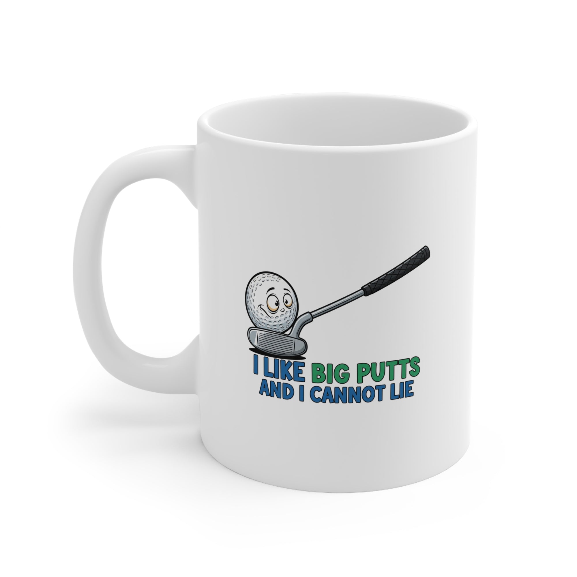 I Like Big Putts Golf Mug - Funny Golf Gift for Him | Hilarious Golfer Coffee Cup (EU) - Atlas Briefly