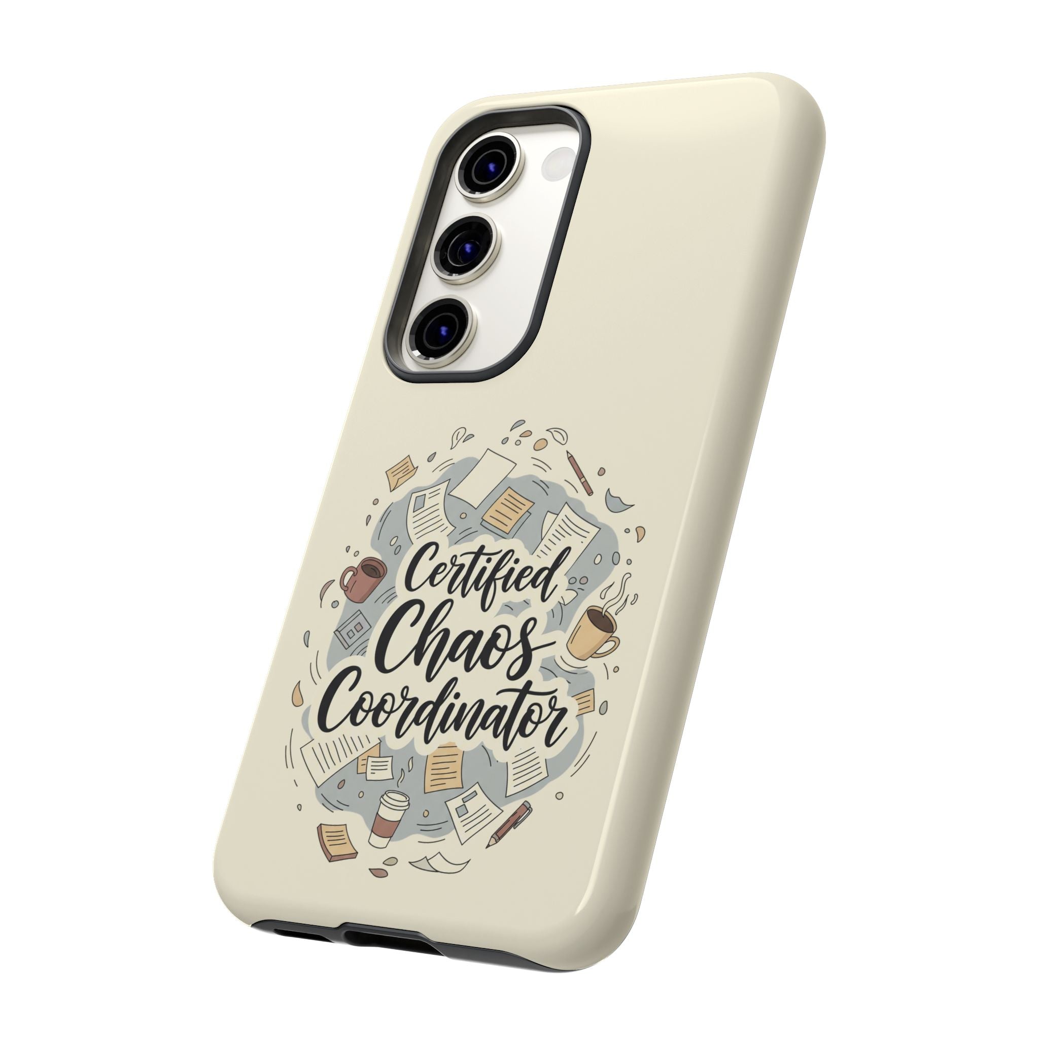 Certified Chaos Coordinator Phone Case - Funny Mom Teacher Mobile Cover | Organized Chaos Gift - Atlas Briefly
