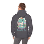 NamasTe-Rex Meditating Dinosaur Hoodie - Funny Yoga Sweatshirt | Zen T-Rex Gift - Atlas Briefly